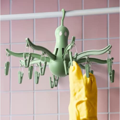 IKEA PRESSA Pinch Hangers (16 Pieces), Green, 705.791.58