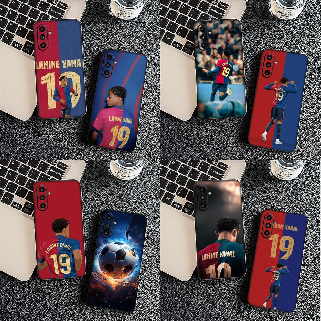 Cover for Samsung Galaxy S25 S24 S23 Fe Ultra Plus S7 Edge A05 A06 A16 A15 A35 Phone Case Spain Soccer No 19 Football No19