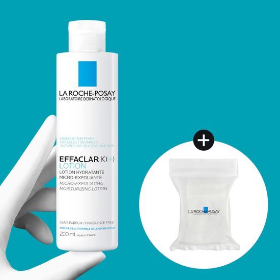 La Roche Posay Effaclar K(+) Toner 200ml Promotion (+Cotton Pads Free)