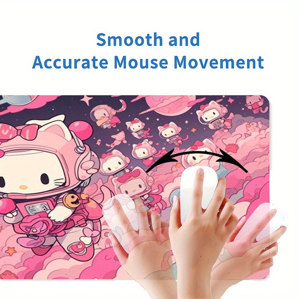 1pc Hello Kitty Astronaut SpaceComputer Pad with Vibrant Game Machine Print, Mouse Pads for Desk0515031