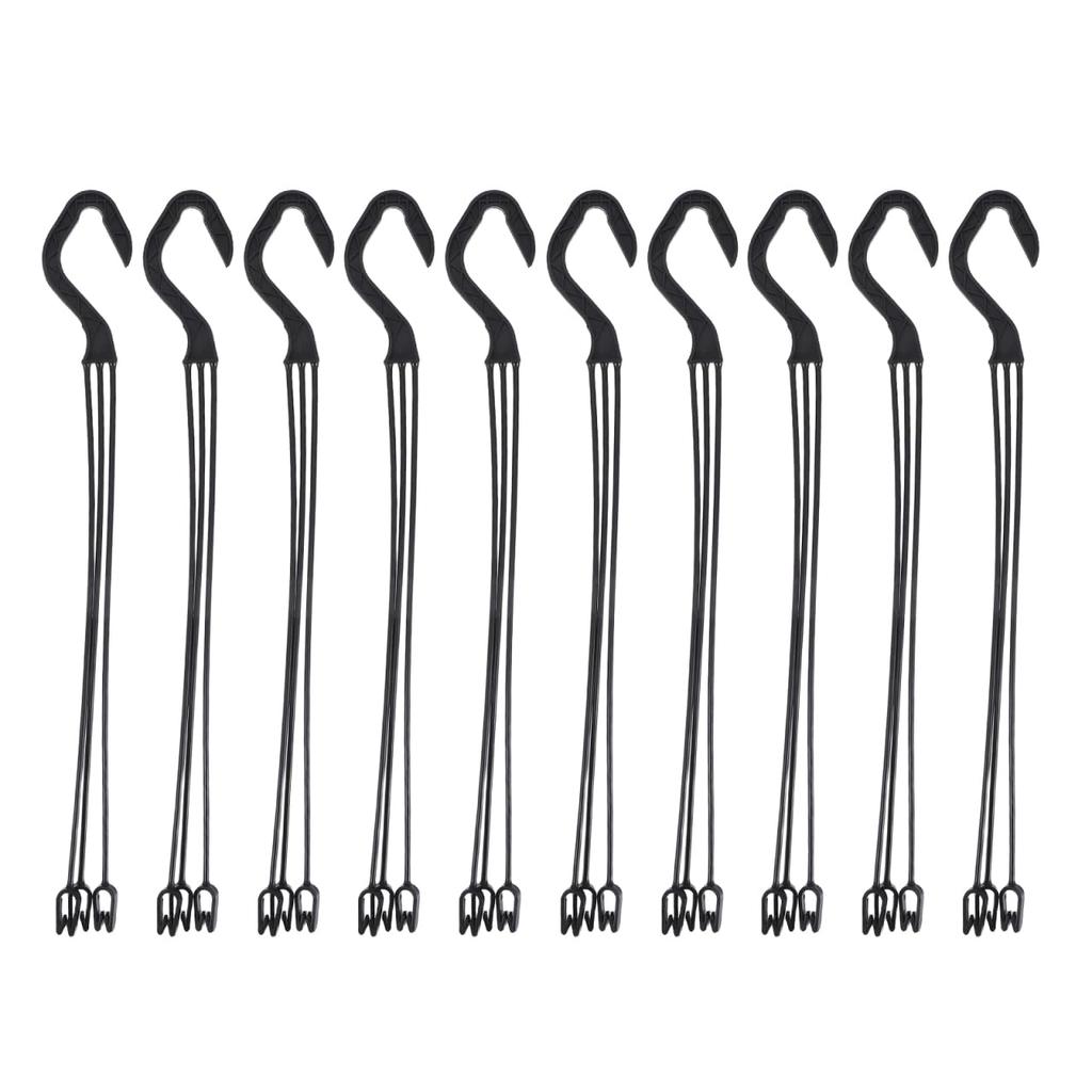 Ganchos para Vasos MAGICLULU, Suportes para Vasos de Plantas Pendurados, Plástico, para Uso Interno e Externo, Jardim e Varanda, Conjunto de 10