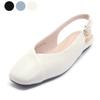 Women Slingback Black  Blue  Cream C22g400