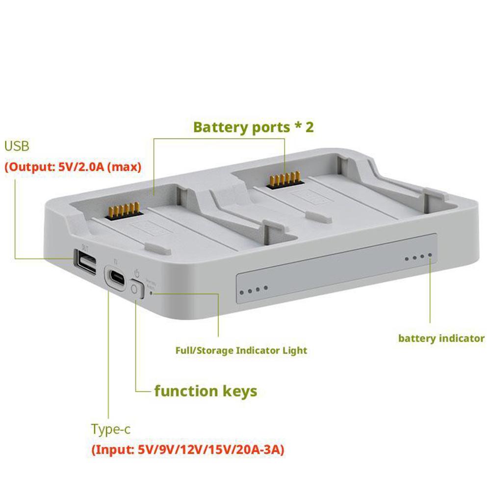 Battery Charging Hub Charger For DJI Flip Side By Side Butler Manager Power Bank For DJI Flip Drone Accessories