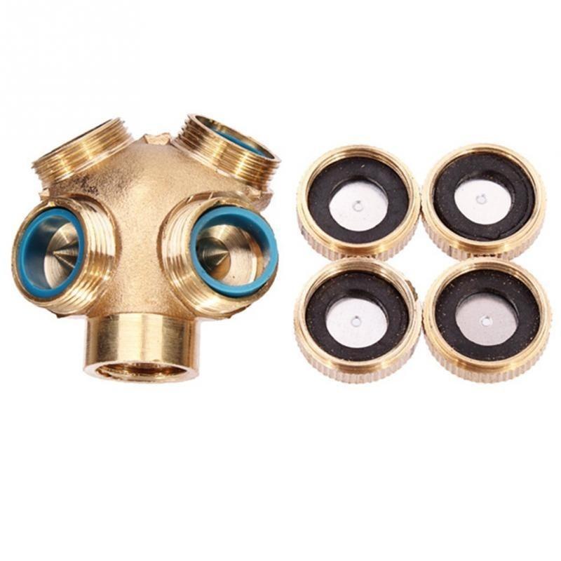 Garden Watering Brass Spray Misting Nozzle Garden Sprinklers Water Connector