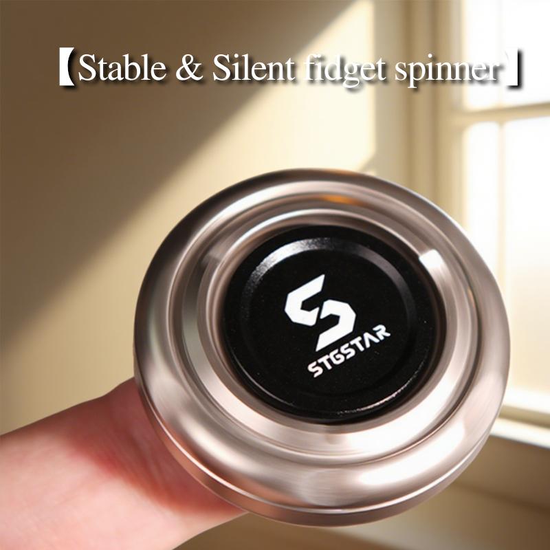 Magnetic Fidget Slider Premium Metal Ratchet Spinner Silent Push-Pull Edc Toy For Anxiety Relief & Focus Portable Stress Reducer