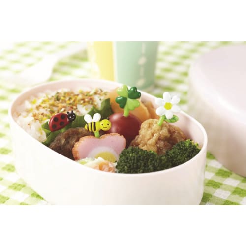 Torune Character Bento Picks, Honey & Flower Picks, Set of 16, ABS