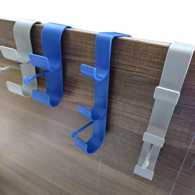 Multifuntional Swimming Pool Tool Holder Adjustable Angles ABS Texture Easy Installation Suitable for Outdoor Pool