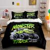 Monster Truck Graphic Design. Bedding Sets Duvet Cover Sets Duvet Covers Pillowcases(1* Duvet Cover 2* Pillowcases Without Duvet Insert)