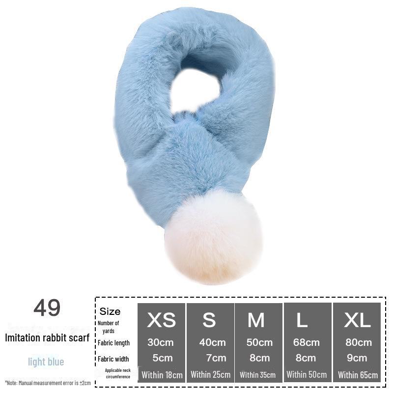 Pet Holiday Dress-Up Scarf with Bow Tie – Christmas & Halloween Dog/Cat Bib Decoration