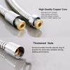 1.5m Durable Chrome Plated Bathroom Supplies Shower Tube Flexible Plumbing Hoses Water Pipe