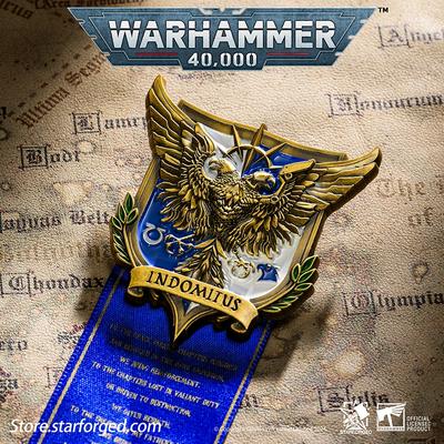Starforged Fundición Estelar, Insignia de Honor Expedición Inquebrantable, Broche, Guerrero Estelar Periférico de Warhammer 40K