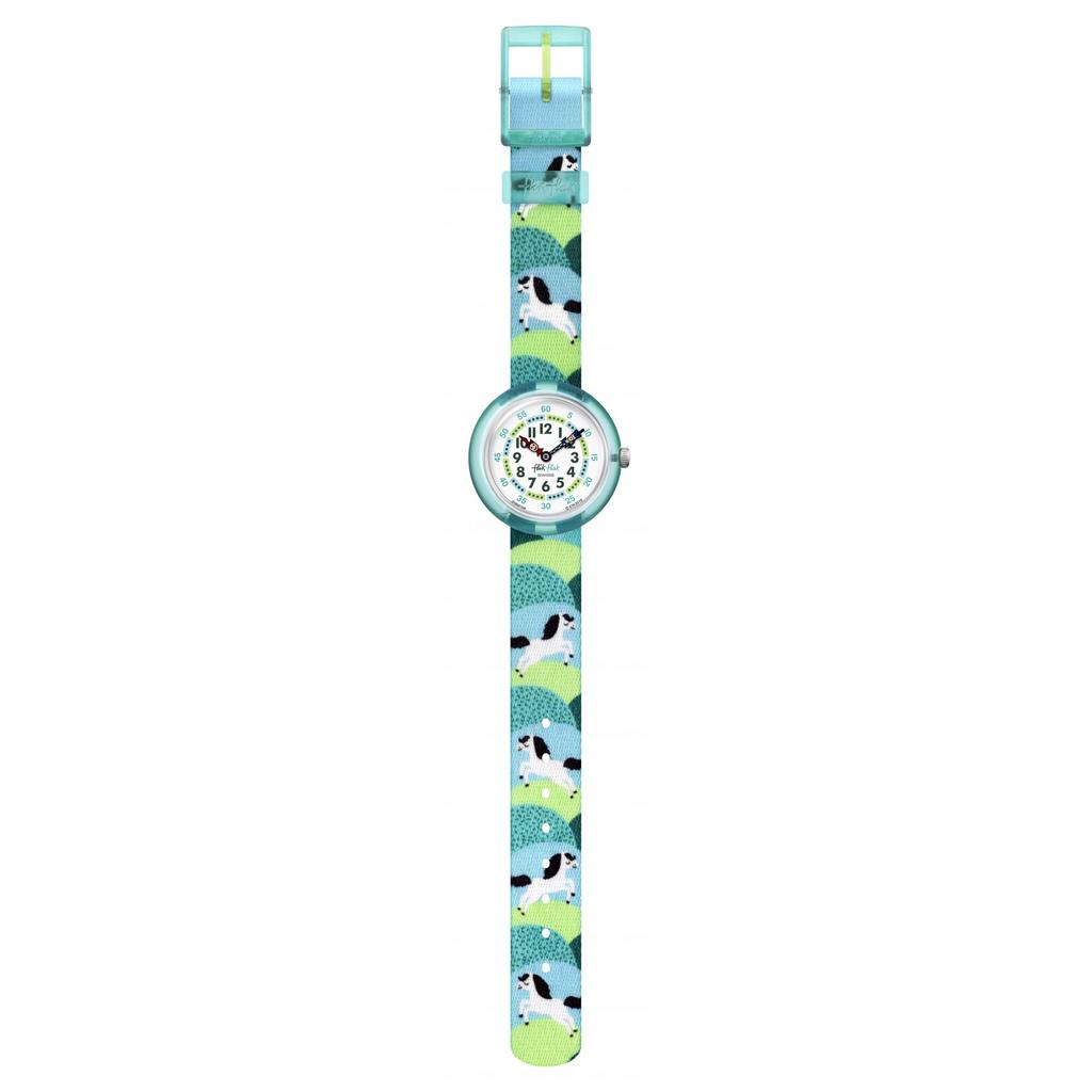 Swatch Kinder Flik Flak Feifei Serie 32mm Weiße Uhr ZFBNP149 ZFBNP149