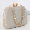 Luxury Square Rhinestones Evening Bags  For Women Chain Shoulder Crossbody Bags Ladies Party Wedding Clutch