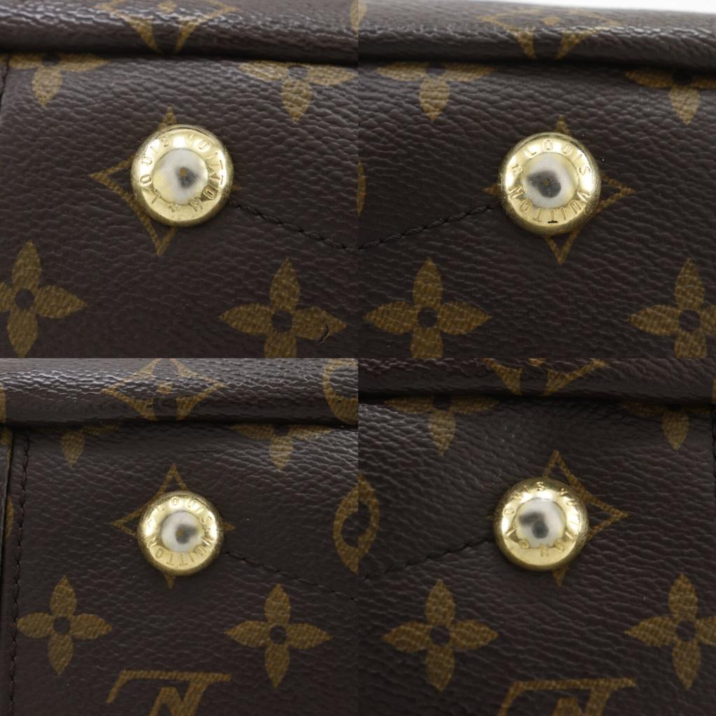 Louis Vuitton Pallas Handbag M41633 2WAYShoulder Brown Monogram Canvas Women Used