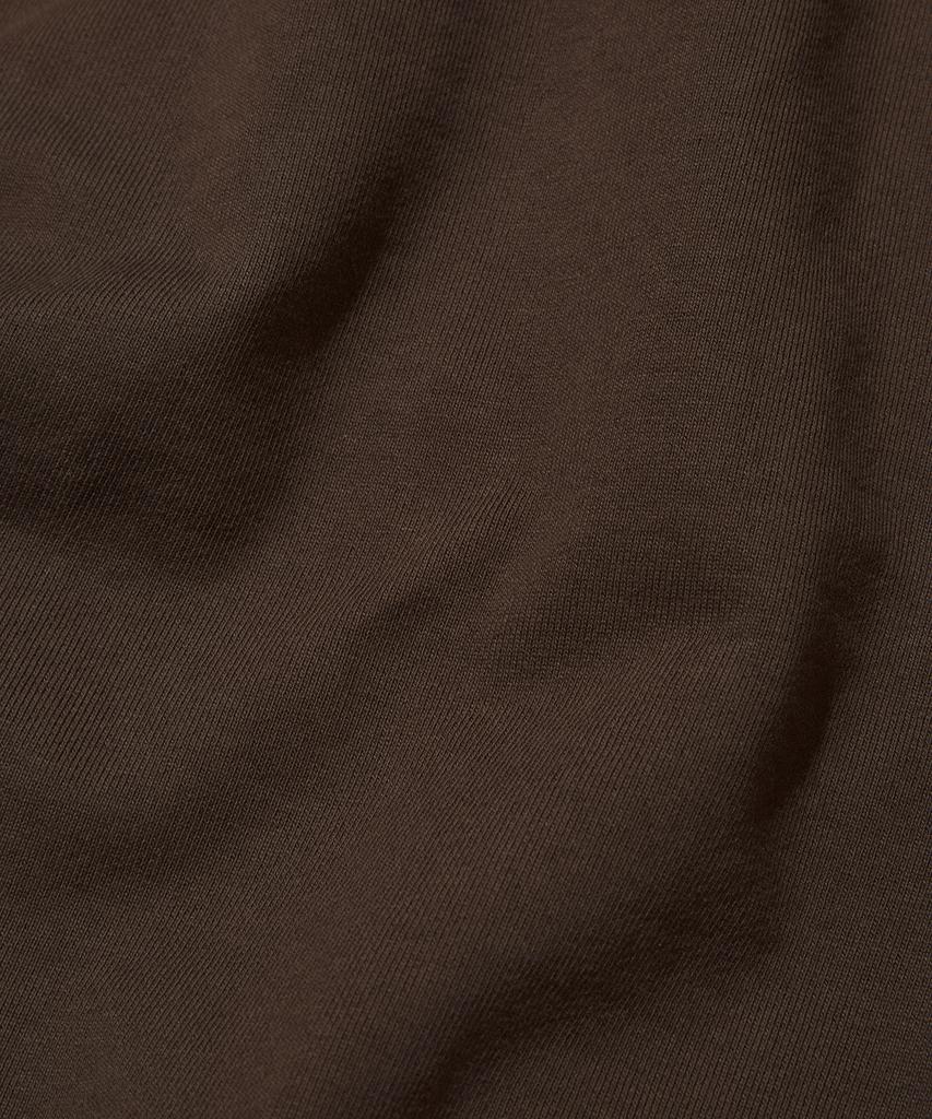 Suade Basic Hood Zip Up [Mocha Brown]