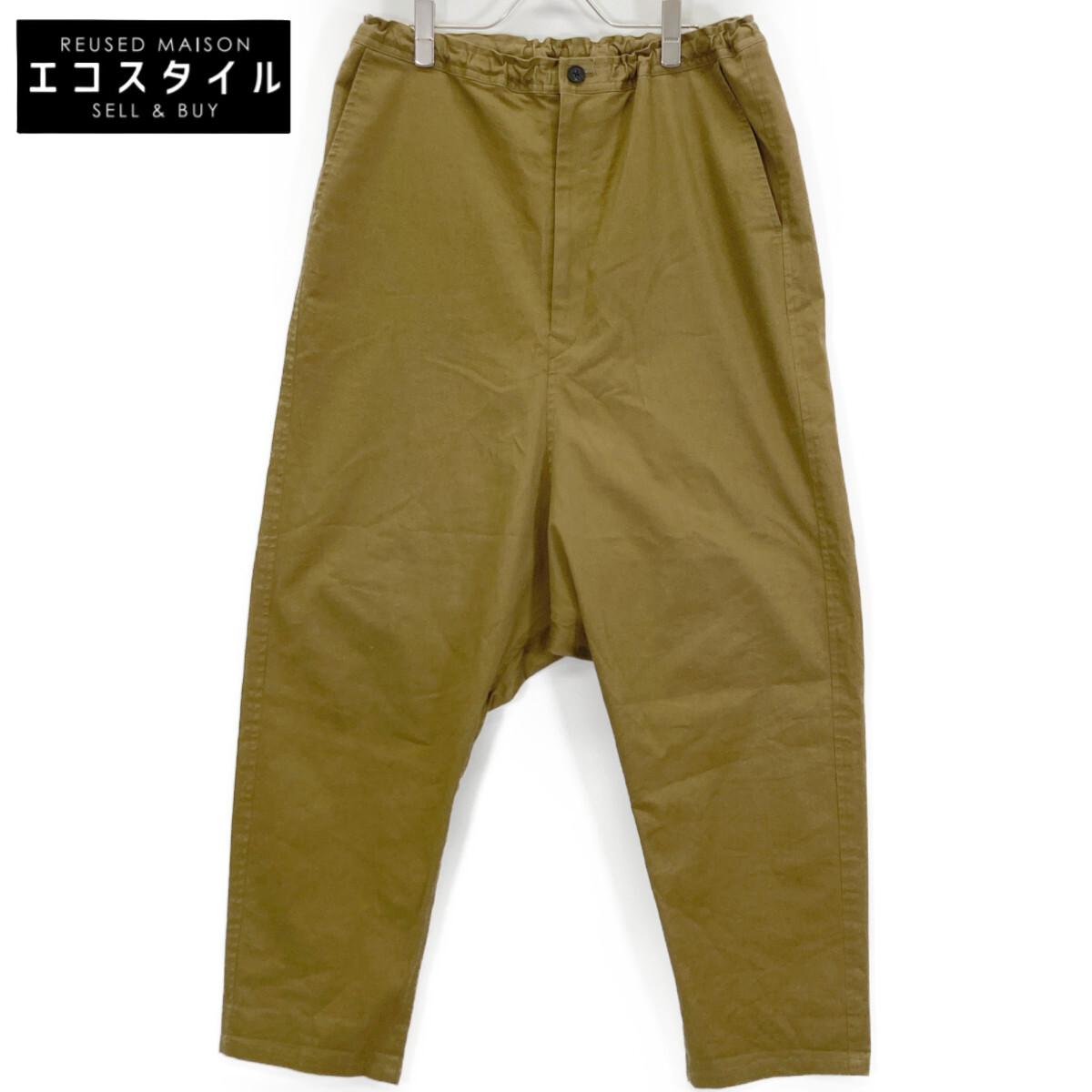 

Ground Y GN-P08-004 Хлопок x Лен Брюки Саруэл Низ 3 КоричневыйПодержанный