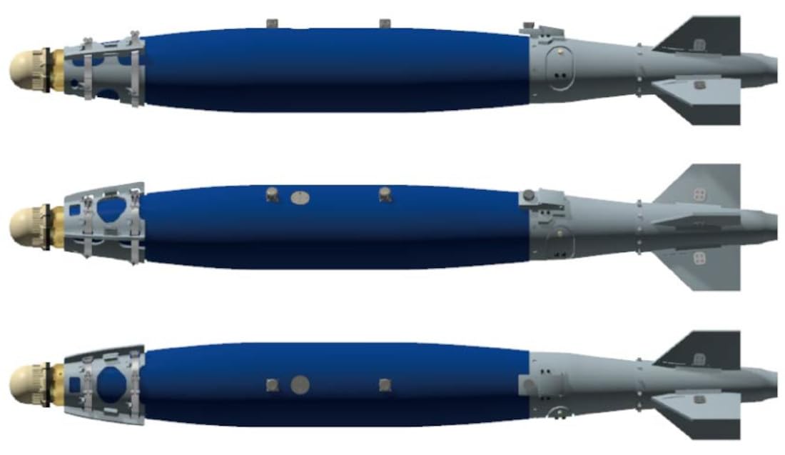 

HMA JDAM Precision Guided Bombs Plastic Model Kit Parts 430 1/48 (4 Bombs) (Airplane)