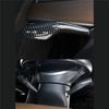 For Tesla Model 3 Y Gear Shift Cover Steering Wheel Accessories Glossy Carbon Fiber Look