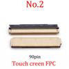 2pcs 35 90 Pin Battery FPC Connector LCD Display Touch Screen FPC Connector Plug For Samsung Galaxy Tab A 10.1 T580 T585 T587