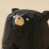 Solid Wood Hand Carved Bear Figurines Mini Bear Ornaments Small Chair Ornaments  Table Decorate