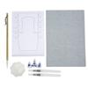 Water Drawing Board Kit Reusable Environmentally Friendly Brush Water Painting Art Board Tools Set with Bracket