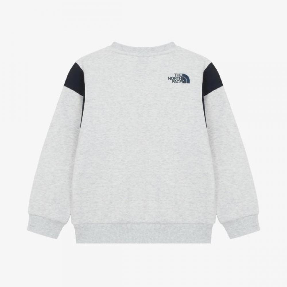 The North Face Kids Play Run Sweatshirt heaTher Gray Nm5mr51s