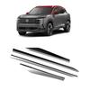 For Nissan Kicks 2025 2026 ABS chrome Side Door Body Molding Line Cover Trim Side Anti-scratch Exterior car Protector Strips