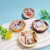 100pcs Mini Food Play Basket Plate Flatback Cabochon Scrapbooking Crafts DIY Phone Case Decoration Hair Bows Center Accessories
