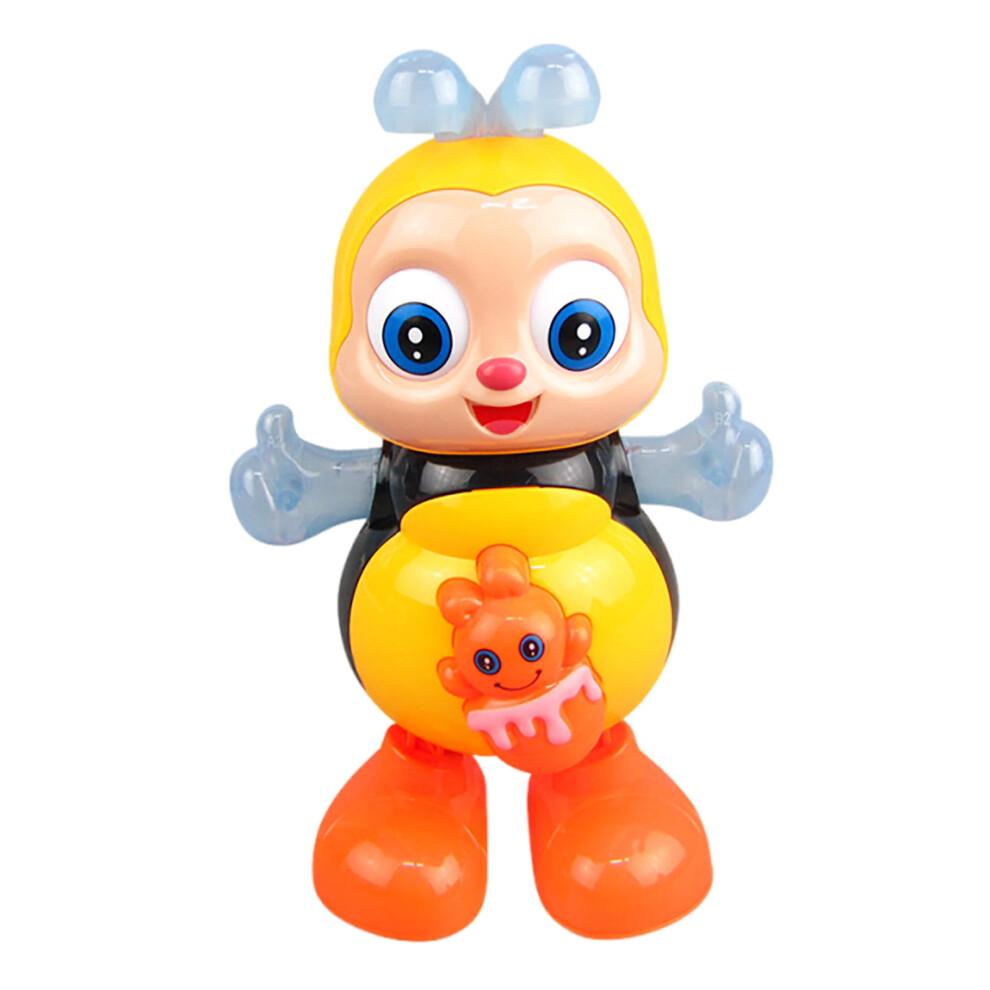 Baby Dancing Moving Dancing Bee Toy With Lights Music Toys Age 3-12 Months, with Preschool Learning Sensory Toys Legs Move Body Eyes