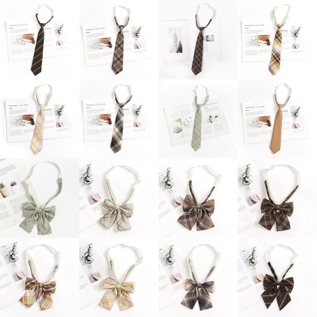 Childrens Checkered Pattern Necktie With Retro Plaid For Casual School Wear