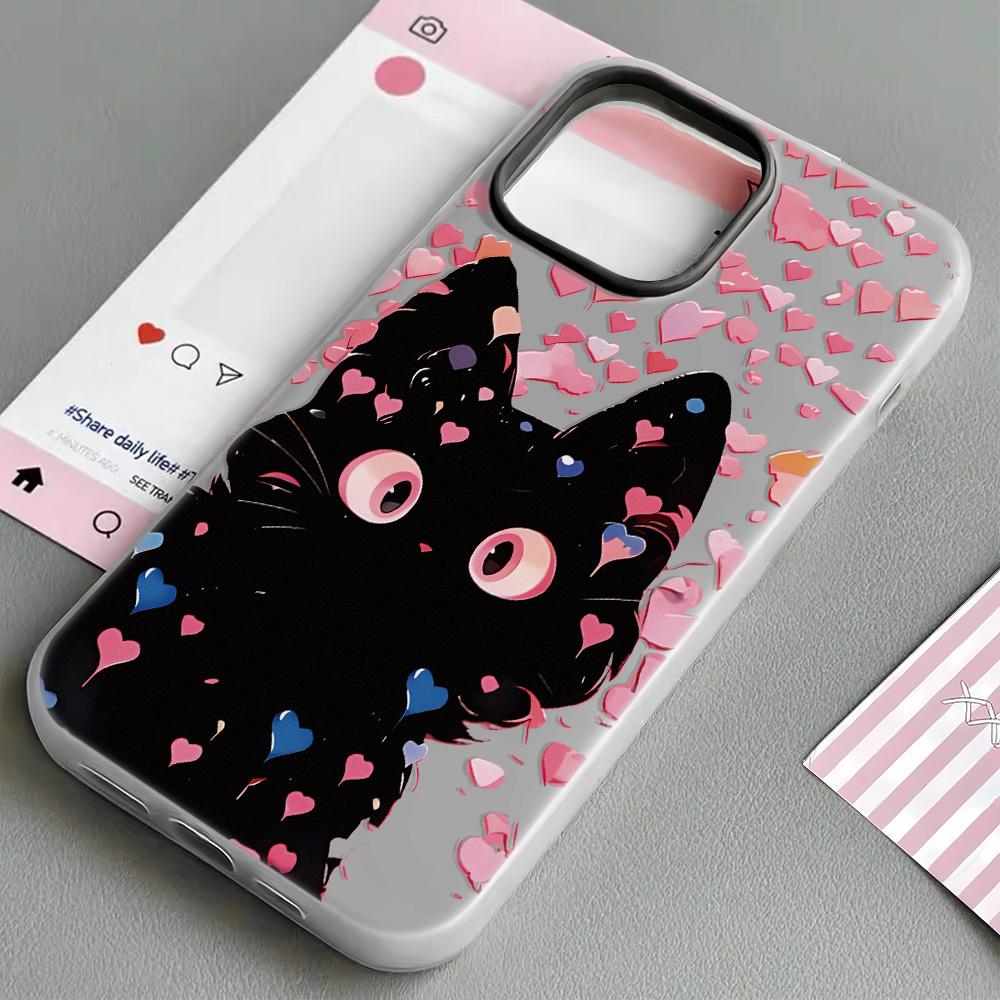 Malovaný kryt na telefon pro iPhone 15 11 13 14 pro 15 16 Pro Max 12 13 16 Pro Roztomilý Módní Vtipný Kryt na telefon se šňůrkou Nejnovější Doporučení Top prodeje