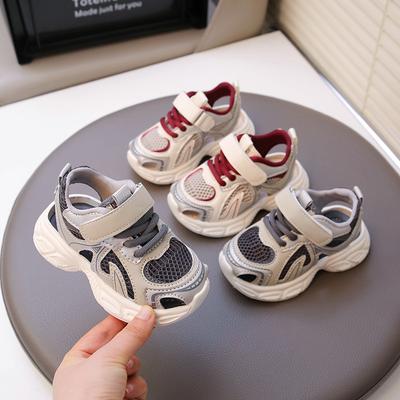 2025 Sommer neue Kinderschuhe Baby Sportschuhe Jungen Papa Schuhe Mädchen atmungsaktive Netzschuhe Kinder weiche Sohle