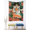 India Tiger Series Tapestry Wall Hanging Mandala Tapestries Wall Cloth Psychedelic Yoga Wall Hanging Boho Decoration Home Decor
