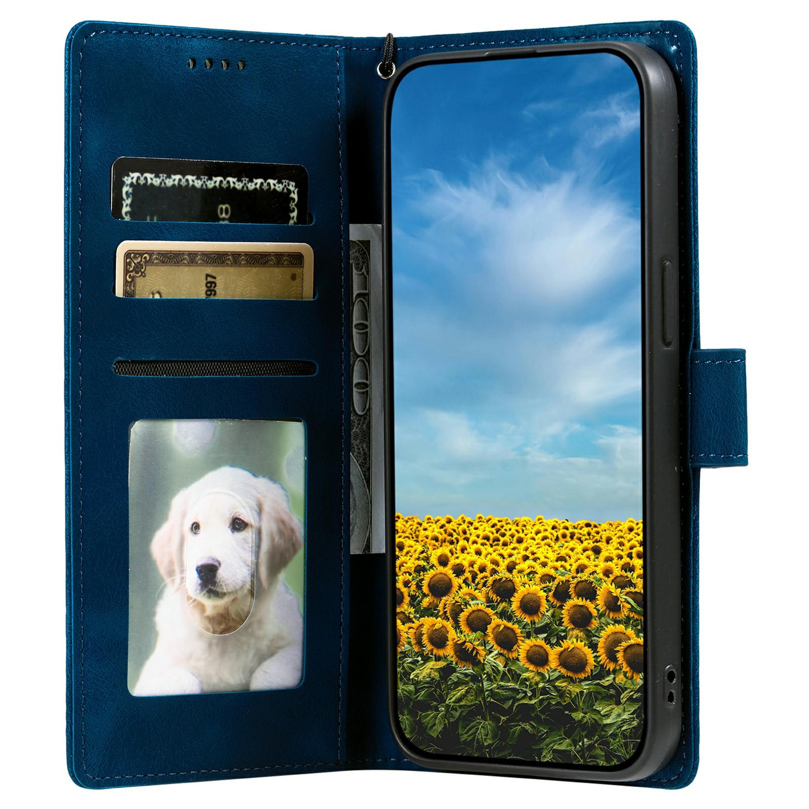 

Style 018 For Xiaomi Redmi Note 13 Pro 5G Case Imprinted Totem Skin Feel Wallet Leather Phone Cover Purple