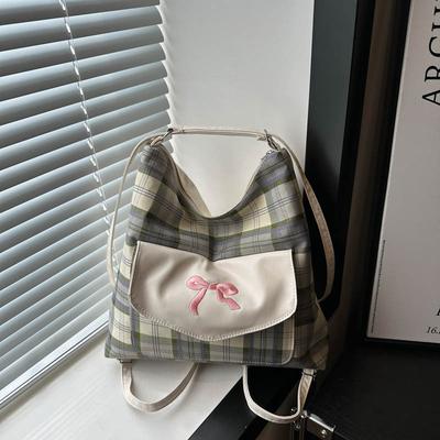 Akademia mody Styl koreański Styl spersonalizowany swobodny letni niszowy Nowa torba typu tote damska torba na ramię z kokardą