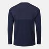 DESCENTE Men'S Turflite Long Sleeve T-Shirt Dark Navy Sr321Ttl72