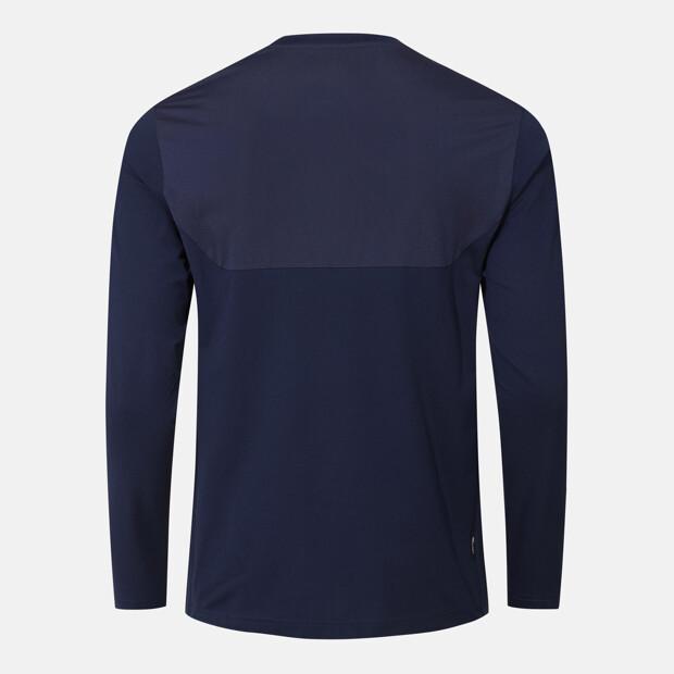 DESCENTE Men'S Turflite Long Sleeve T-Shirt Dark Navy Sr321Ttl72