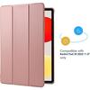 Case + Tempered Glass -E.F.CONNECTION - for Xiaomi Redmi Pad SE 11 - Pink - Shockproof - Foldable Stand