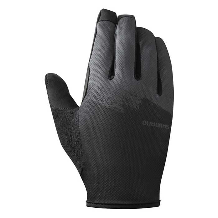 Shimano TRAIL Cycling Fits hand sizes Gloves, Charcoal, Medium, 20.3-22.9cm