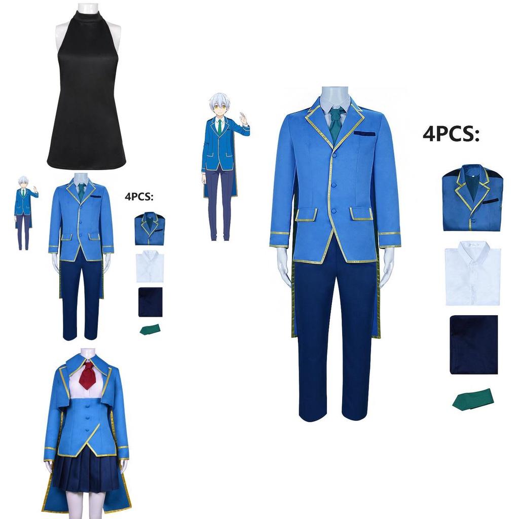 High-quality Kinsou No Vermeil Alto Lilia Cosplay Costumes Wig Halloween Carnival Comic Con