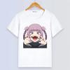 Breathable White Summer Short Sleeve Tshirt With Cartoon Print From Anime Call of the Night Unisex And Unisex TShirt