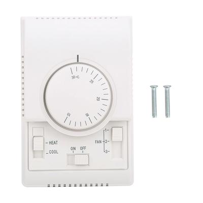 Mechanical Temperature Controller Surface Mounted Air Conditioner Thermostat 1030 Celsius  AC220V