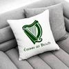 Ireland Flag Irish Harp Erin Go Bragh Throw Pillow Case For 50cm 40cm 55cm 45*45cm 30cm Square Bedroom Pillowcase Cover