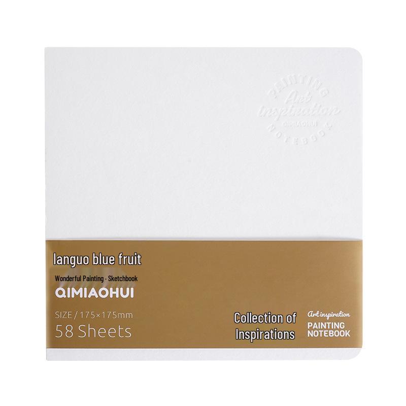 Carnet da Disegno Frutta Blu: Blocco da disegno acrilico bianco resistente per studenti