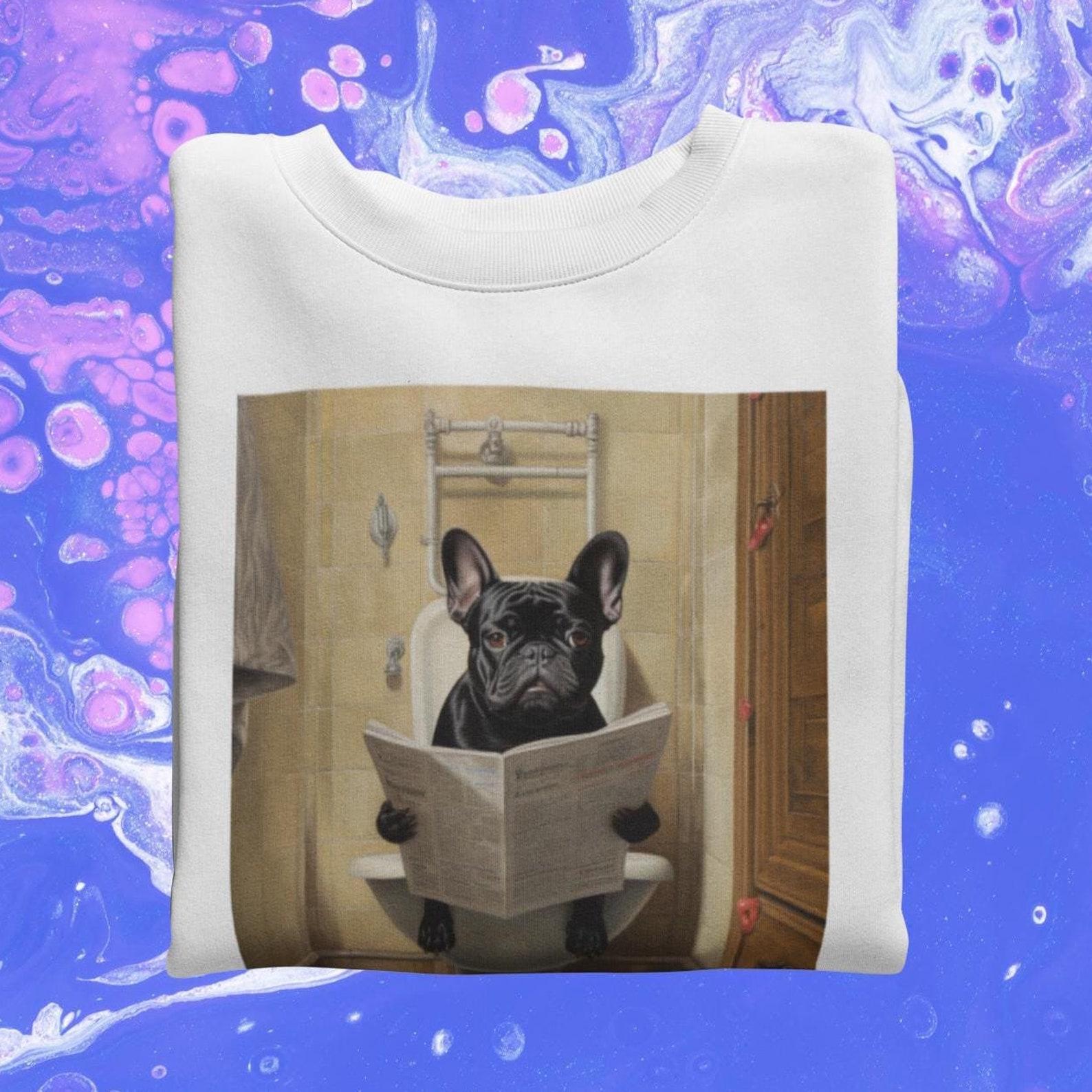 Funny French Bulldog T-shirt: Quirky Dog Lover Tee M