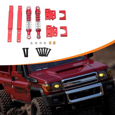 RC Metal Shock Absorber with Pull Rod Oil Filled Shocks DIY Modified Aluminum Alloy Replacements for