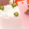 4 Piece Baking Tool Set Including Assorted Comb Scrapers Plastic for Quick Cake Decoration possesses Secure ending