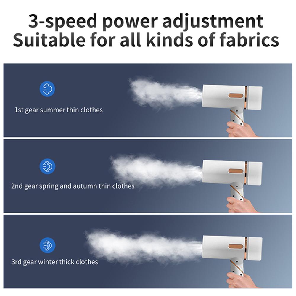 1600W Handheld Iron Garment Steamer Electric Steam Generator Brush Portable Small Folding Machine For Household Travel Clothes