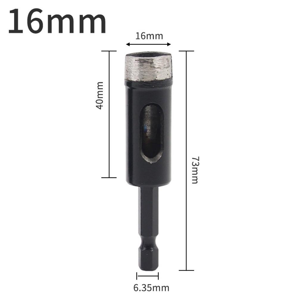 

Алмазные сверла Плитка Треугольная рукоятка 6-16 мм Для гранита Мрамора 16mm/1pc