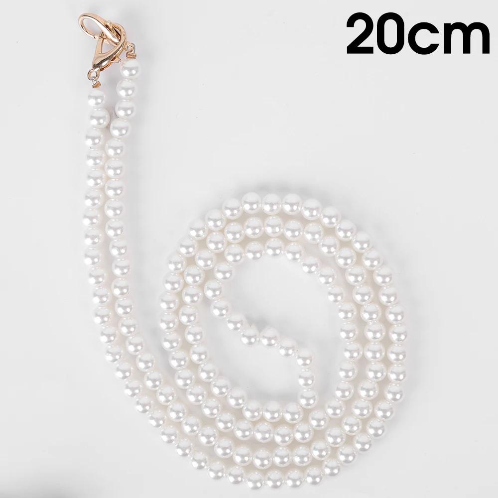 

Portable Mobile Phone Lanyard Crossbody Necklace Chain Beaded Pearl Strap Anti-lost Sling DIY Phone Case Handmade Bag Chain